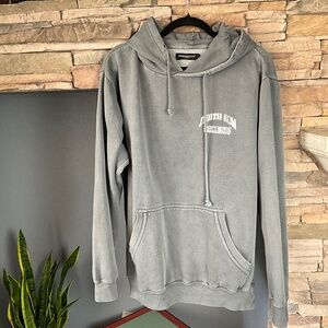 Death Row Records Hip Hop Streetwear Men’s Soft Casual Relaxed Fit Hoodie Gray L